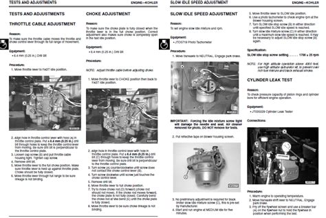 TM113219 - John Deere D100, D105, D110, D120, D125, D130, D140, D150, D155, D160, and D170 Lawn Tractors Diagnostic and LA Series Lawn Tractors Riding Lawn Equip manual TM113419 - John Deere X115R, X135R, X155R, 92H, 107H Riding Lawn Tractors (EXPORT) Technical Service Manual. . John deere lt133 manual